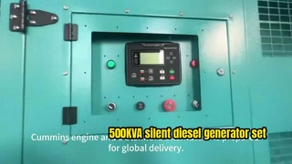 この 500KVA サイレント ディーゼル発電機セット - 堅牢なエンジンとスタンフォード オルタネーターを搭載