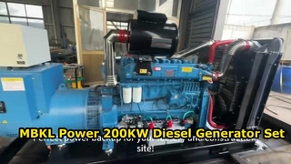 200KW ディーゼル発電機セット – MBKL パワー