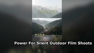 サイレントジェネレーターがリモート映画撮影の電源トラブルを解決