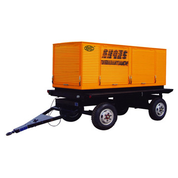 良い価格 静かなトレーラー型 YND485ZLD 36kva 20kw ディーゼル発電機 オンライン